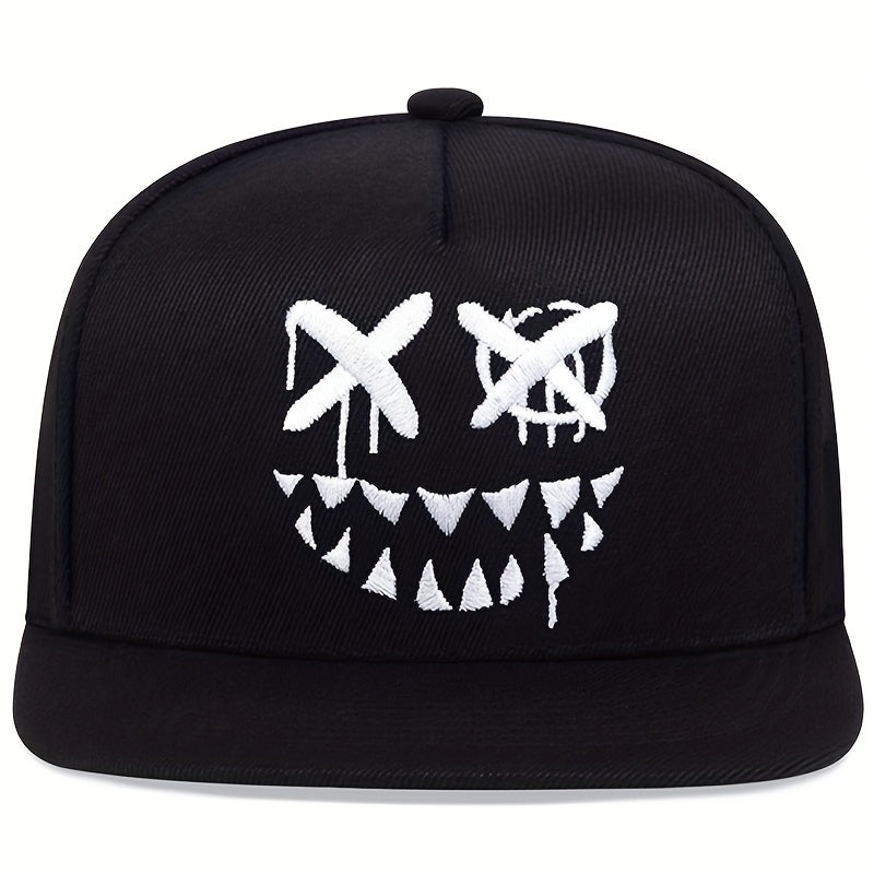 Ghost Face Embroidery Baseball Cap Cartoon Snapback Hat