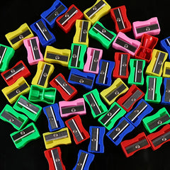 16pcs Mini Pencil Sharpeners Durable with Metal Blades Red Green