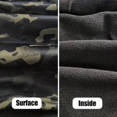 Winter Plus Velvet Camouflage Balaclava Hat for Outdoor Activities