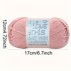Soft Textured Crochet Yarn for DIY Arts Crafts