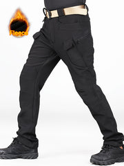 Men's Fleece Cargo Pants for Hiking Climbing