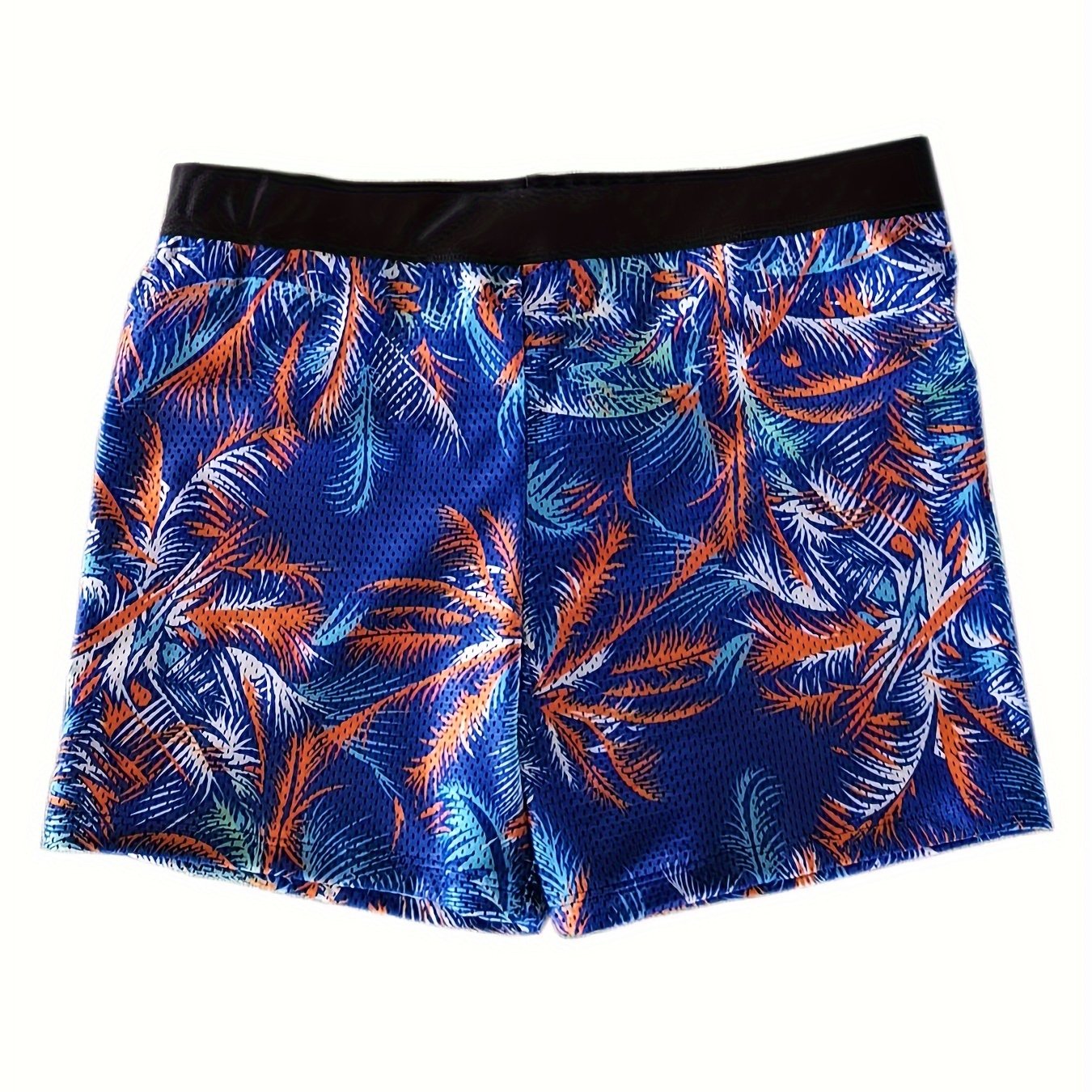 Coconut Tree Print Men's Swimming Trunks Beach Vacation