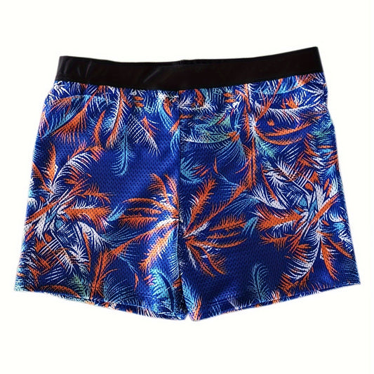 Coconut Tree Print Men's Swimming Trunks Beach Vacation