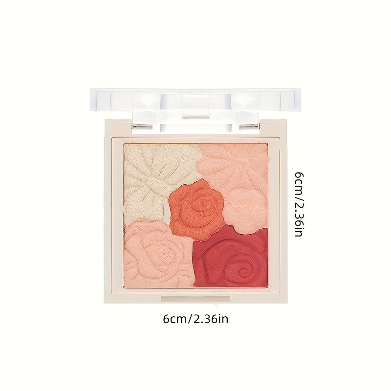 4 Petal Blush Palette Natural Matte & Shimmer Finish