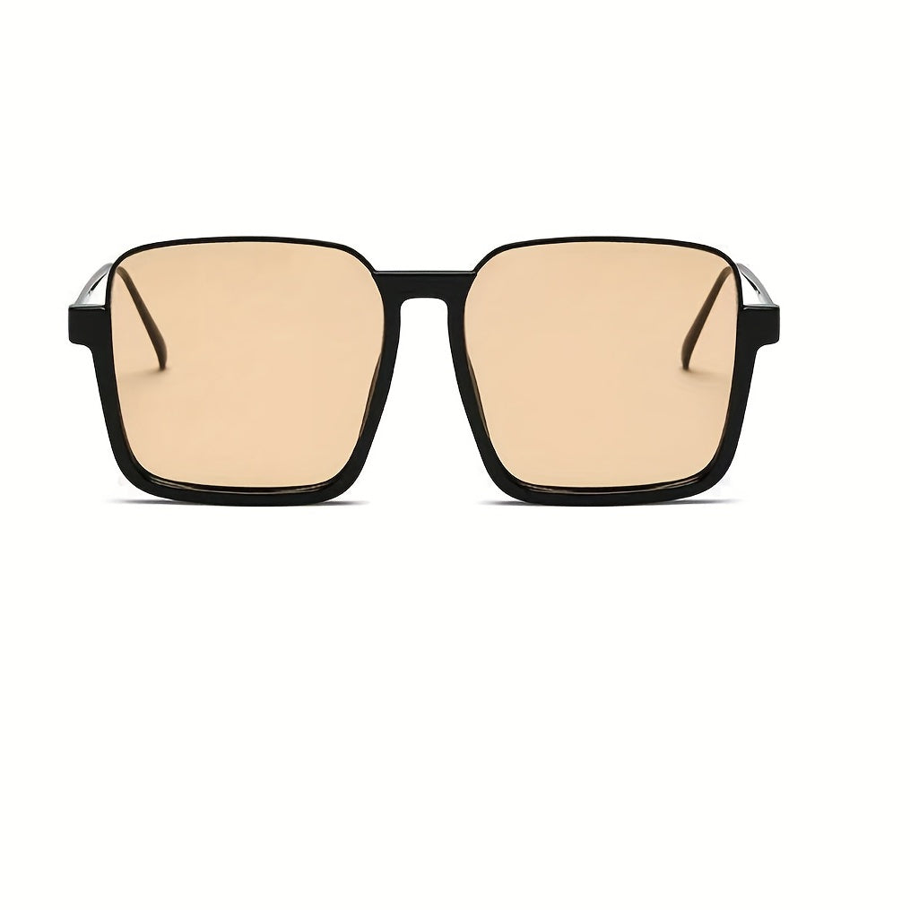 Large Square Sunglasses Anti Ultraviolet Big Face Thin Look