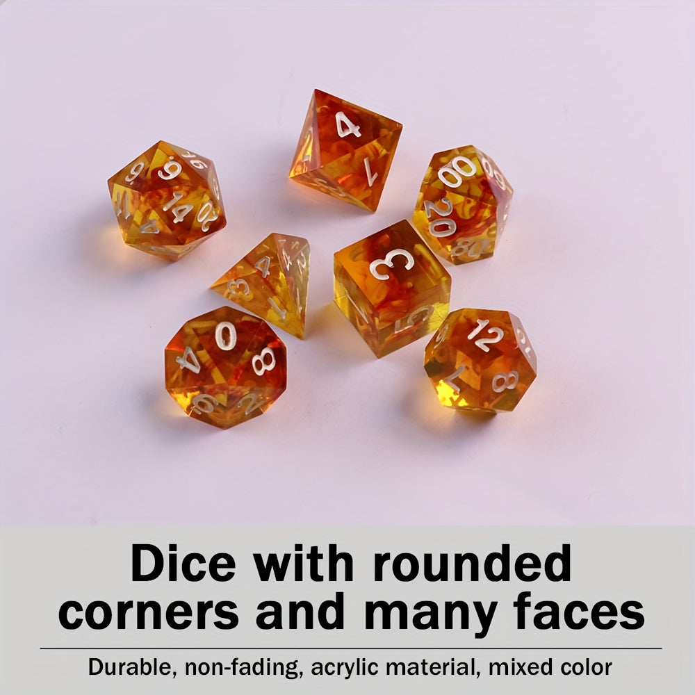 7pcs Game Dice Set for Parties & Board Games