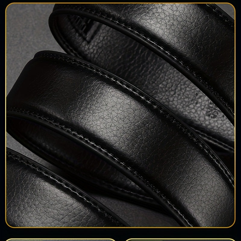 YOORAN Men's Leather Dress Belt & Casual Belts - Micro Adjustable Fit
