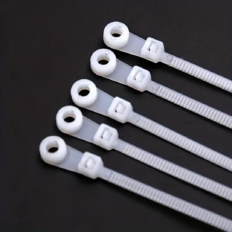 100pcs Cable Ties Reusable Nylon Zip Fasteners