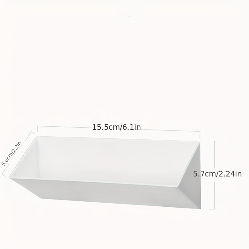 Diagonal Storage Box Triangle Bottom Wall Jewelry Small Objects