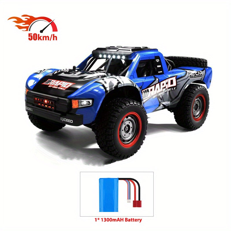 High Speed 1:14 Off-Road 4WD Brushless Motor Truck - 70km/h Racing Drift Car