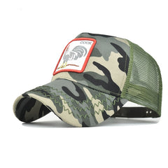Adjustable Animal Embroidered Baseball Cap Hip Hop Sun Hat