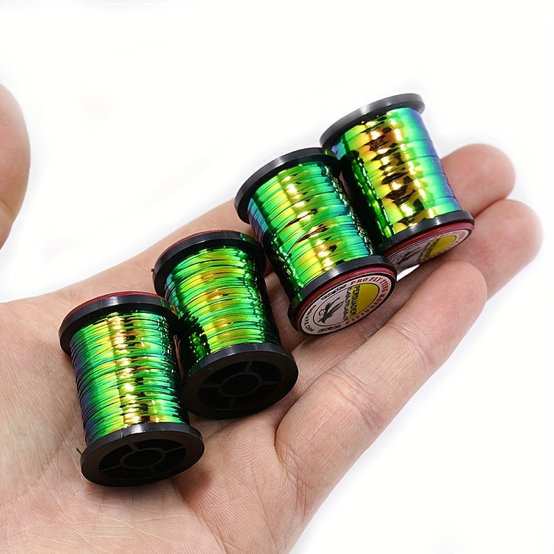 Royal Sissi 2 Spools Thick Tinsel Line for Fly Nymphs & Midges Body Making