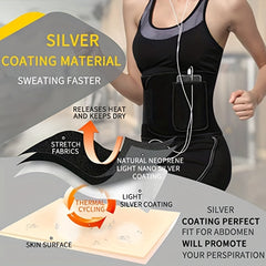 Silver Coating Sweat Belt Waist Trainer for Women & Men