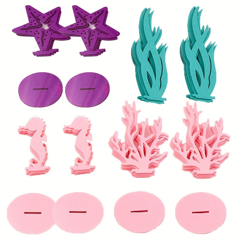 Under the Sea Mermaid Theme Party Decorations DIY Coral Table Ornaments