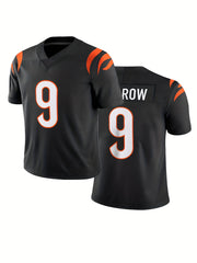 Boys V-neck Rugby Jersey Short Sleeves American Football Shirt