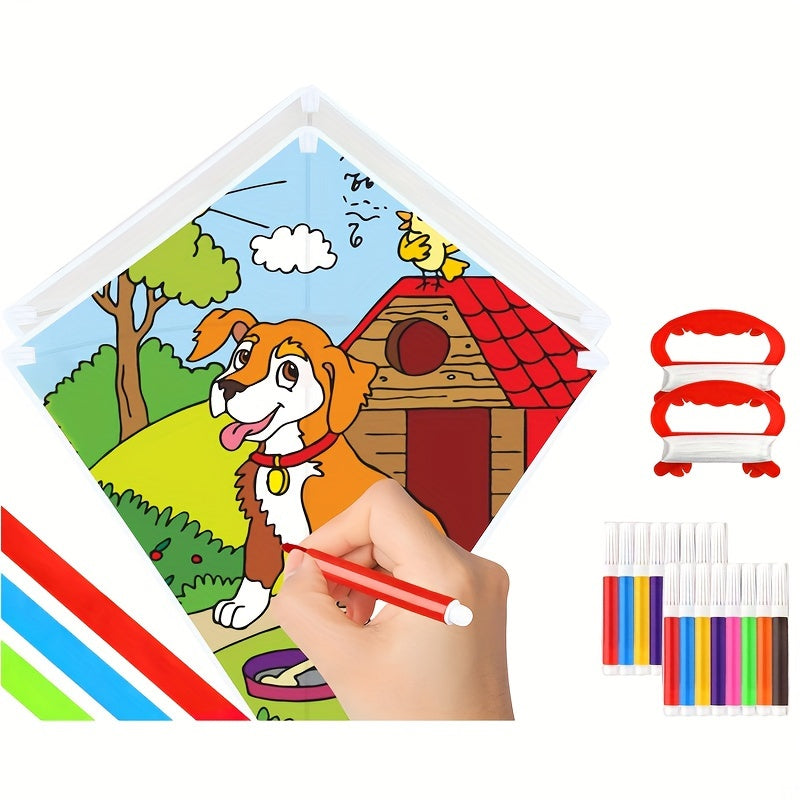 DIY Kite Making Kit Decorating Coloring Kite Party Pack