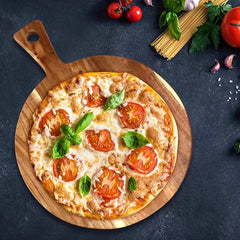 Bamboo Cutting Board for Pizza Cheese Charcuterie Durable Kitchen Supplies