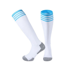 Non Slip Knee High Soccer Socks Thickened Sweat Absorbing Sport Socks