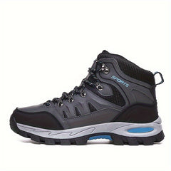 Men's High Top Hiking Boots Durable Lace Up Shoes