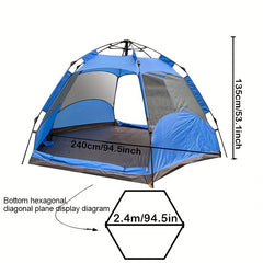 Waterproof Camping Tent Sun Shade Shelter for Outdoor Beach Camping