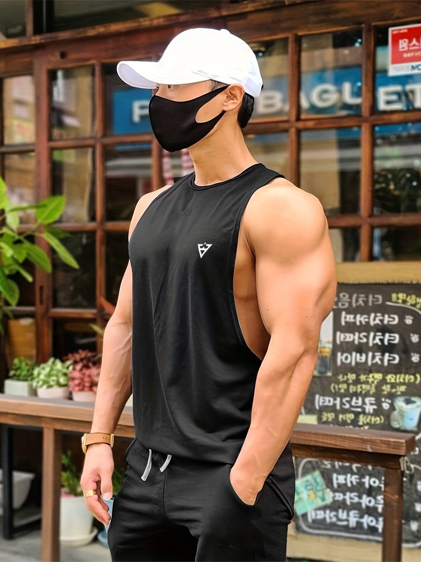 Men's Quick Dry Sports Tank Top Light Loose Sleeveless Shirt