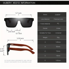 Men's Polarized Wood Sunglasses 6 Colors