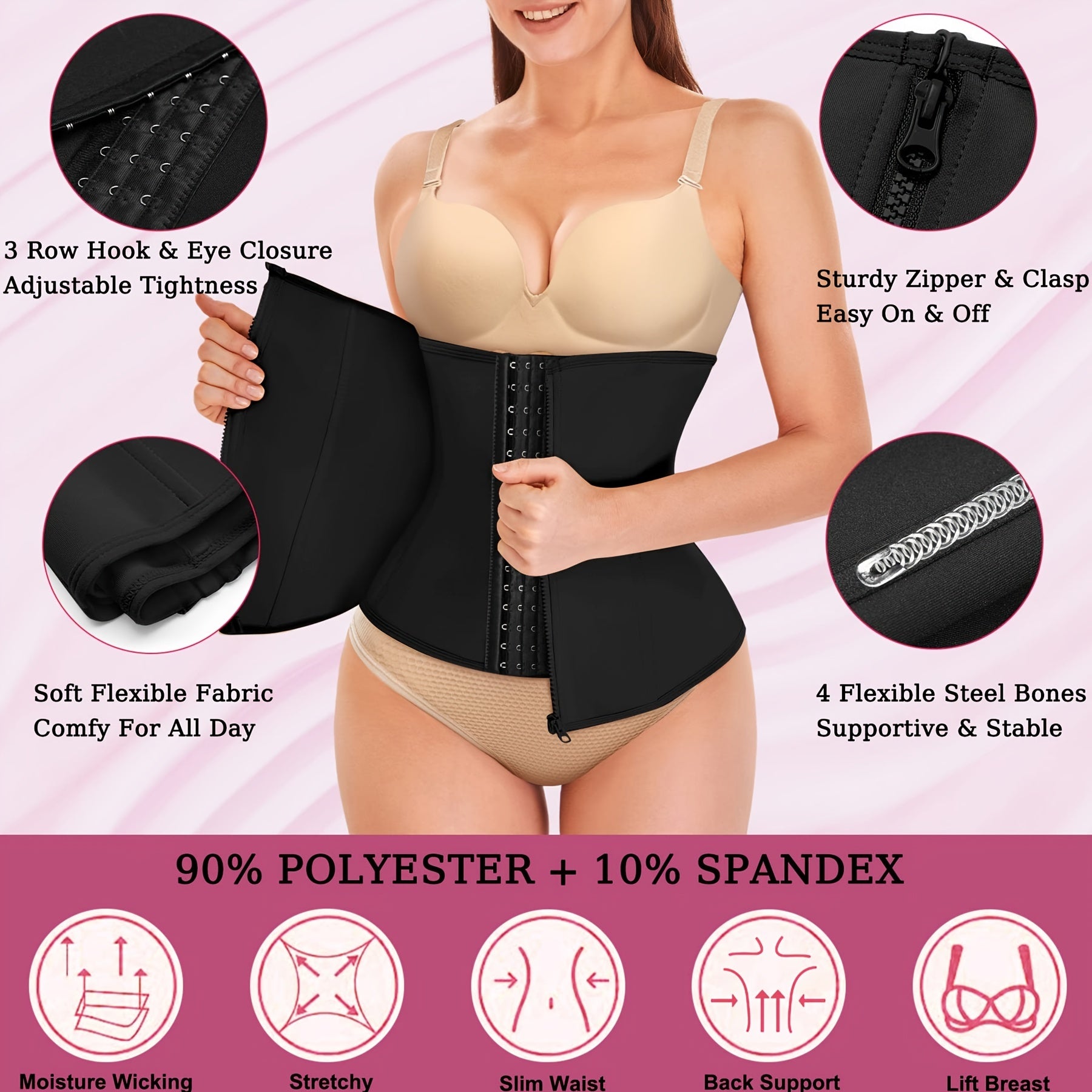 Waist Trainer Tummy Wrap Tummy Control Workout Slimmer Belly Belt