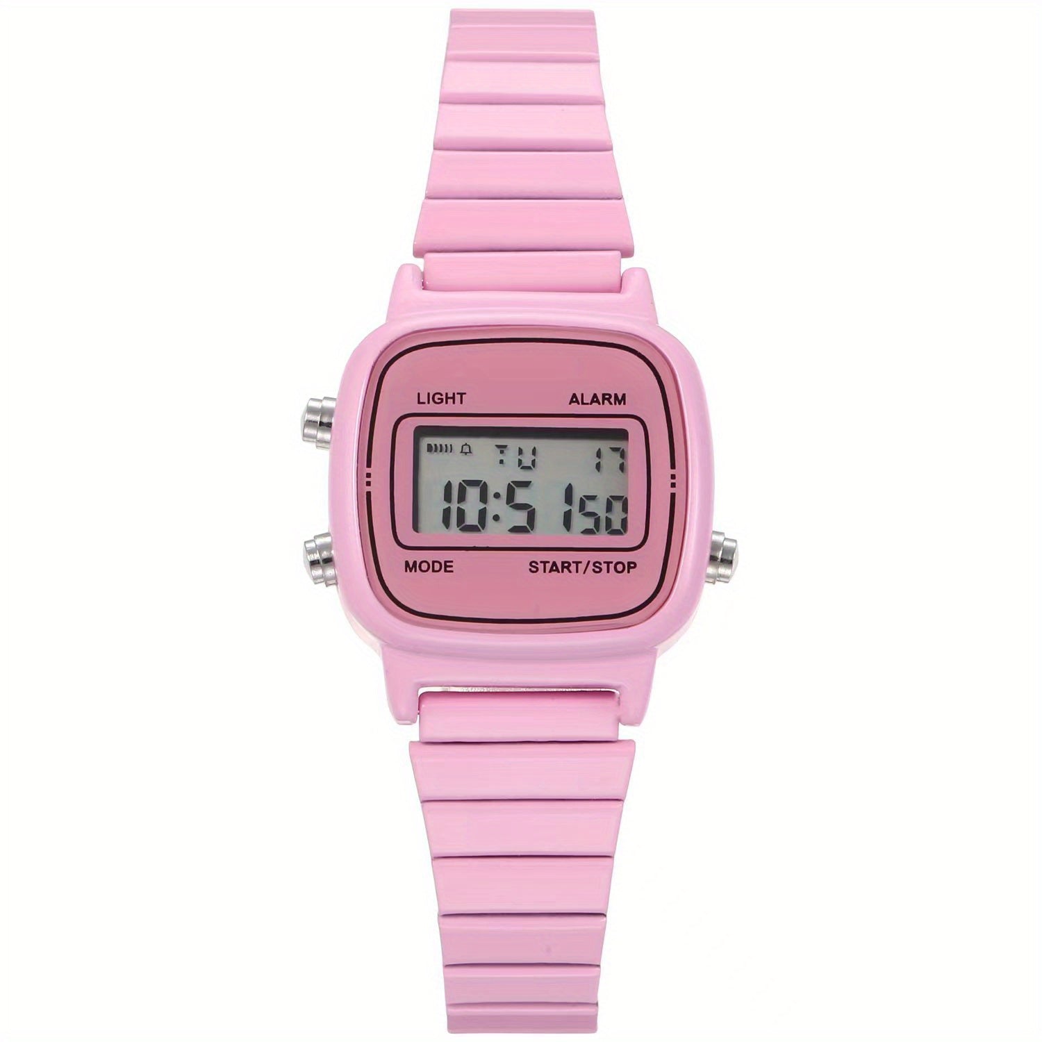 Pink Electronic Children's Watch with Alarm