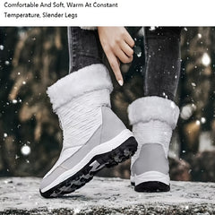 Women's Snow Boots Warm High Top Hiking Boots