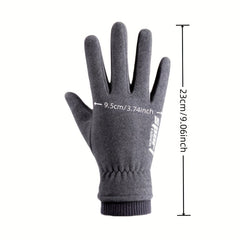 Men's Ski Insulation Plus Velvet Cold-proof Warm Gloves