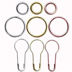 90pcs Knitting Stitch Markers Metal Crochet Locking Accessories