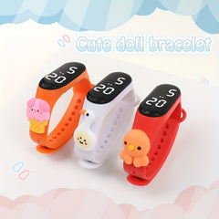 3pcs Animal Series Electronic Wristbands & Charm Watches Digital Display
