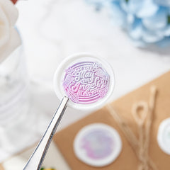 Brass Fire Paint Seal Wax Seal Tool - English Letter Pattern