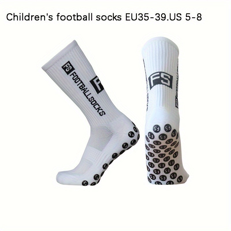Men's Mid Crew Sport Socks - Letter Pattern, Sweat-absorbing, Comfy, Breathable