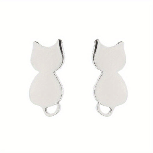 Stainless Steel Animal Stud Trinkets Earrings