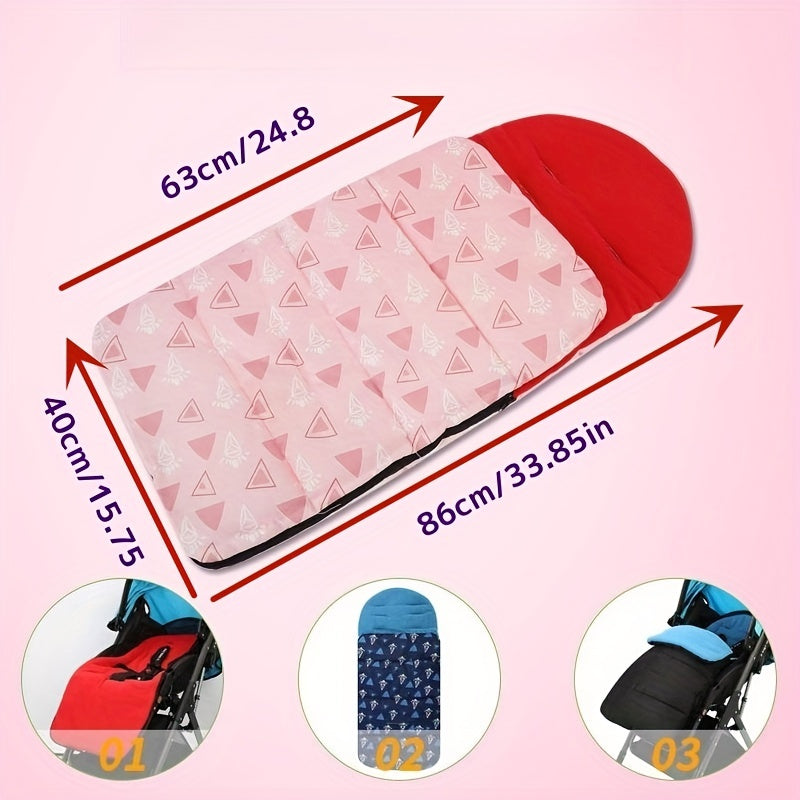 Thickened Baby Stroller Sleeping Bag Windproof Foot Cover