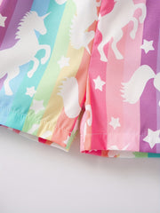 Girls' Unicorn Print Cami Jumpsuit