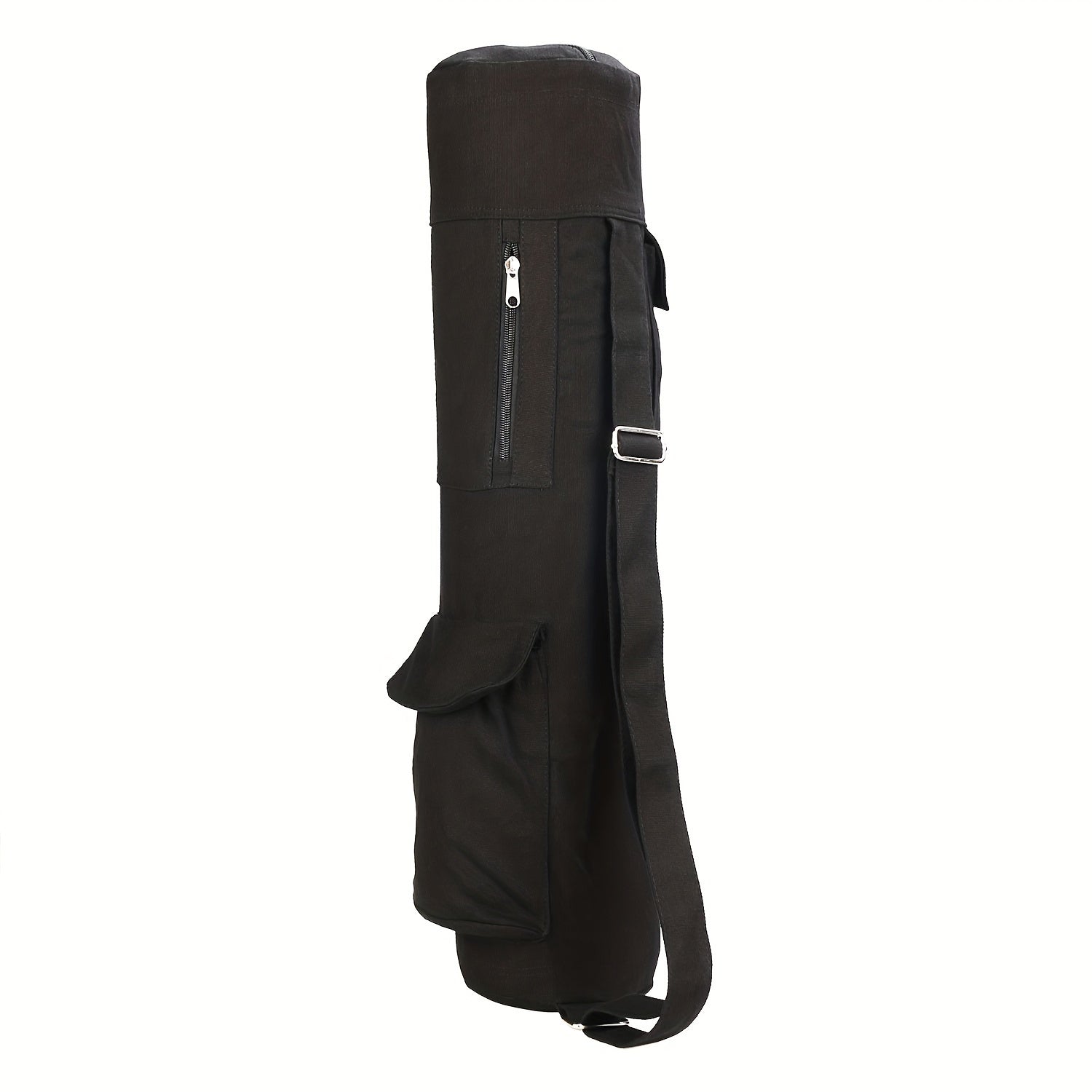 Yoga Mat Canvas Bag with Water Bottle Pocket
