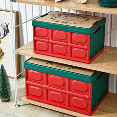 Christmas Storage Bin Folding Storage Box Gift Christmas Decoration Storage Box