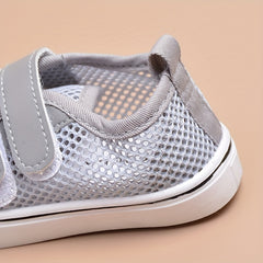 Baby Girls Mesh Sneakers Lightweight Non Slip Walking Shoes