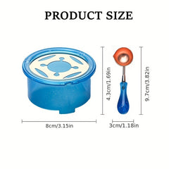 Seal Stamp Set with Crystal Melting Pot & Spoon Wax Sealing Accessories