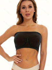 6pcs Strapless Bandeau Bras Soft Stretch Everyday Lingerie Underwear