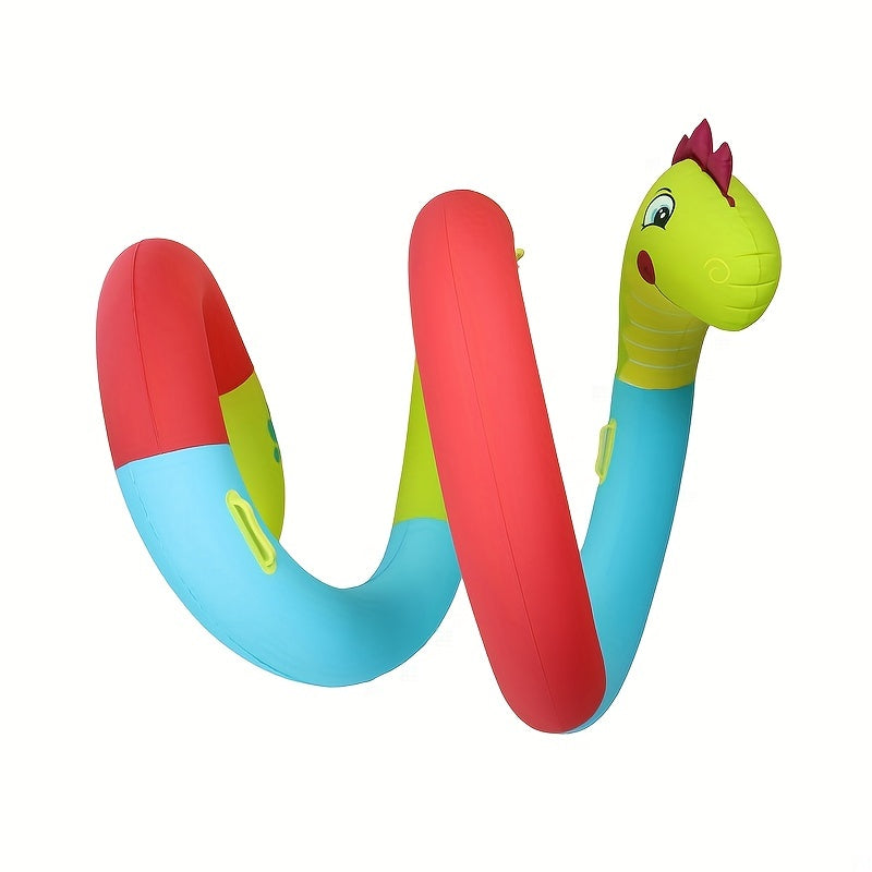 Inflatable Snake Swimming Rings for Kids - Fun Pool Floats