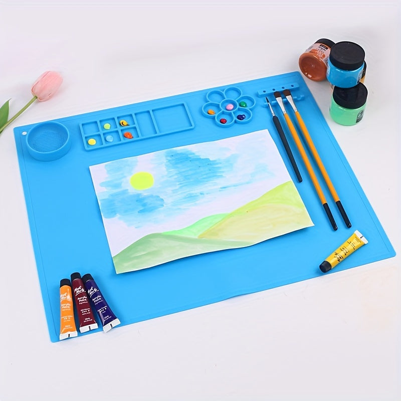 Silicone Painting Pad for DIY Resin Craft Making Casting