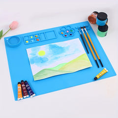 Silicone Painting Pad for DIY Resin Craft Making Casting