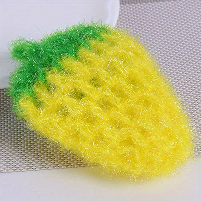 Soft Strawberry Dishcloth for Kitchen Cleaning