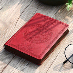 A6 Retro Style Pocket Mini Notebook Leather Writing Book Office School Supplies