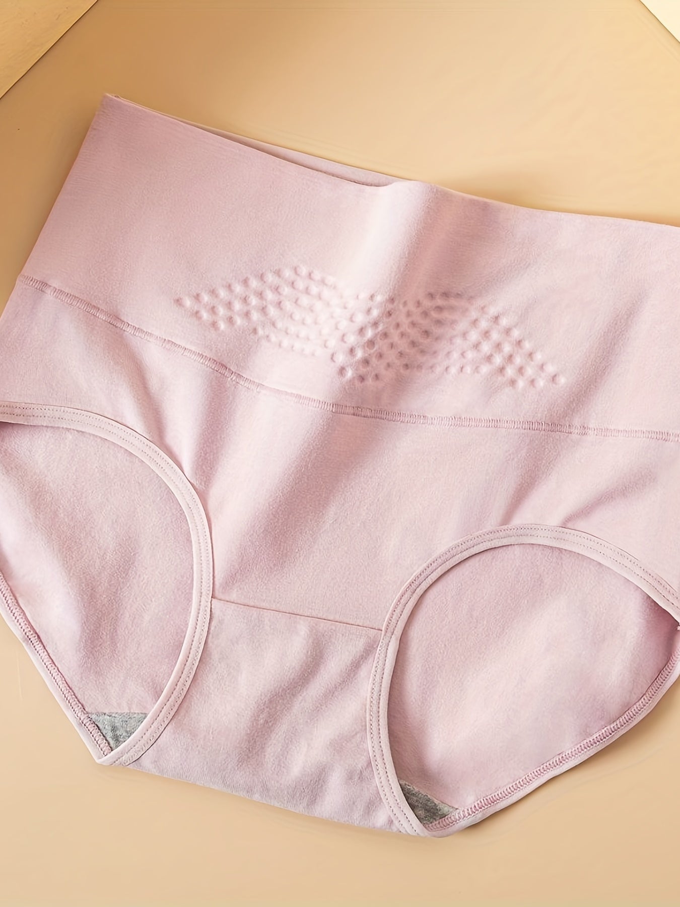 4 Pcs High Waist Briefs Tummy Control Stretchy Panties