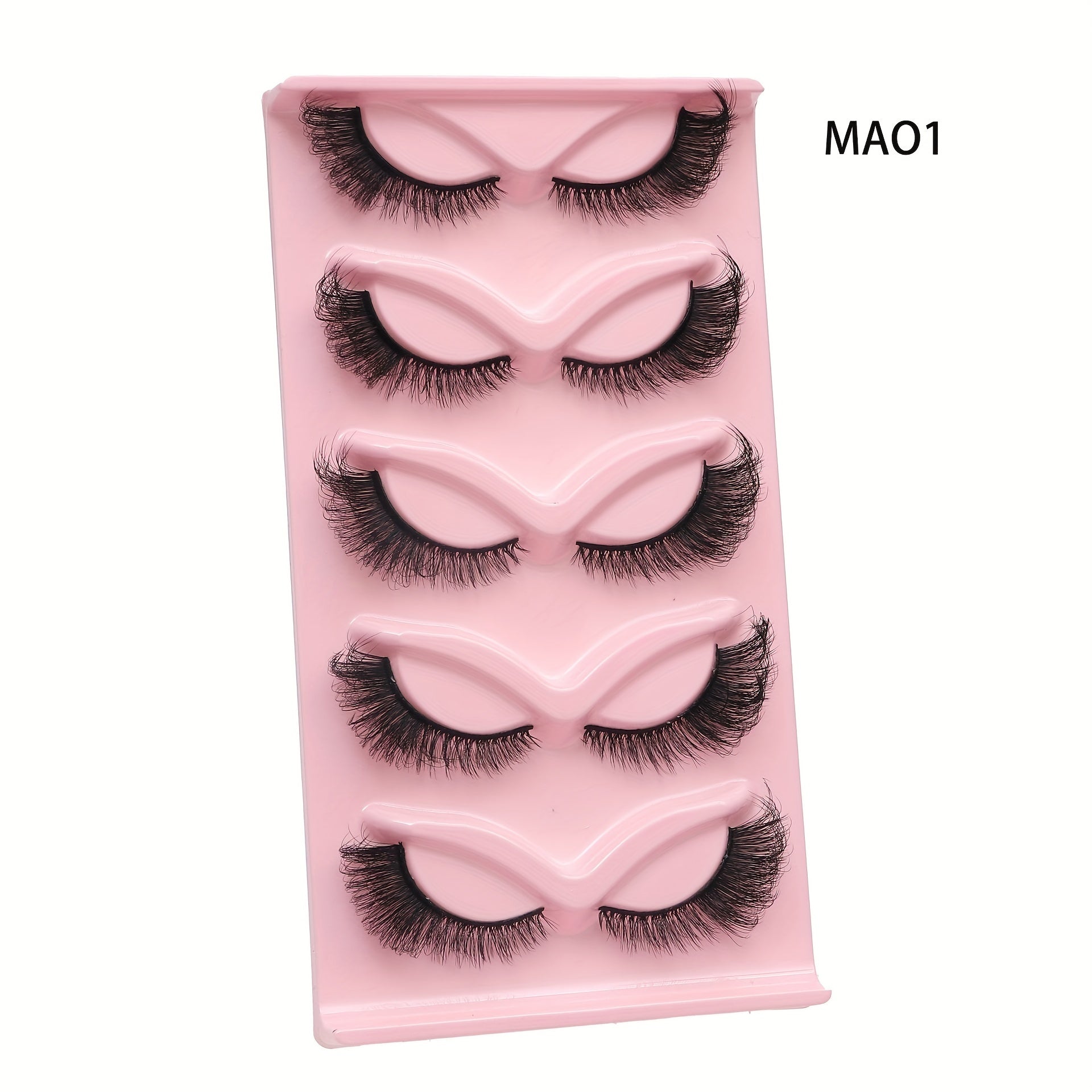 Natural Lightweight Fluffy False Eyelashes Cross Extension