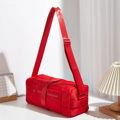 Red Shoulder Crossbody Bag Large Capacity Casual Sports Bag